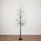 8ft. Pre-Lit Halloween Black Twig Artificial Tree with 510 Orange & Purple LED Lights